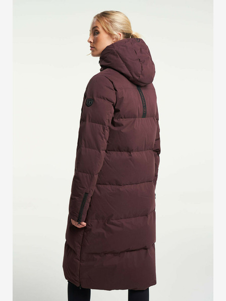 Tenson Dámska zimná lifestylová bunda TENSON Shanna Down Coat W bordová