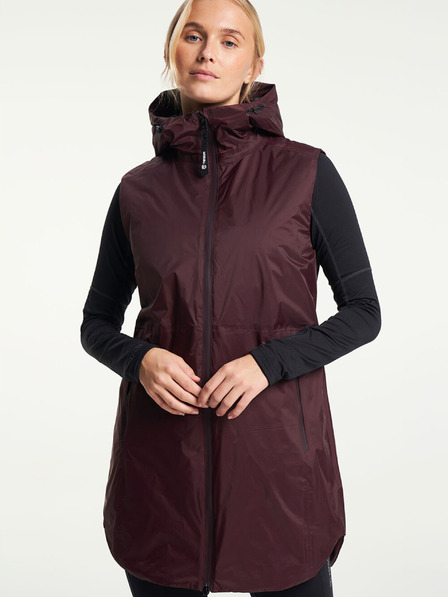 Tenson TENSON Dámska lifestylová vesta Transition Vest W bordová