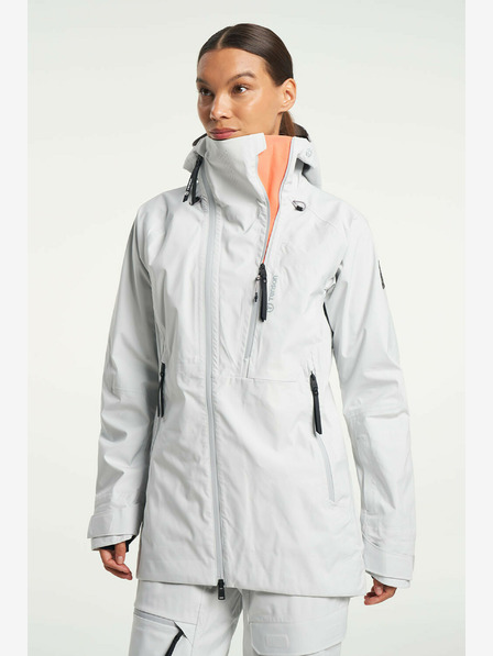 Tenson Dámska lyžiarska a skialpová membránová bunda TENSON Shibui Shell Jacket W light grey