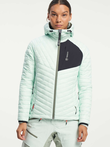 Tenson Dámska bunda TENSON Touring Puffer Jacket W svetlozelená