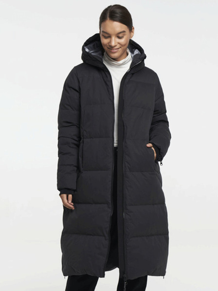 Tenson dámsky zimný lifestylový kabát TENSON Shanna Down Coat W čierny