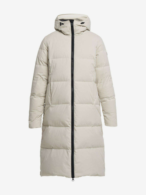 Tenson Dámsky zimný lifestylový kabát TENSON Shanna Down Coat W béžový