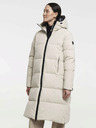Tenson Dámsky zimný lifestylový kabát TENSON Shanna Down Coat W béžový