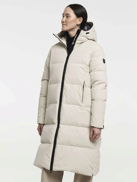 Tenson Dámsky zimný lifestylový kabát TENSON Shanna Down Coat W béžový