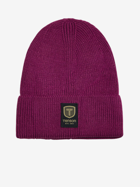 Tenson unisex čiapka TENSON Badge Beanie fialová