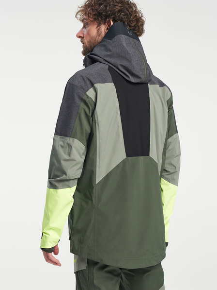 Tenson pánska skialpová membránová bunda TENSON Touring Shell Jacket M tmavozelená