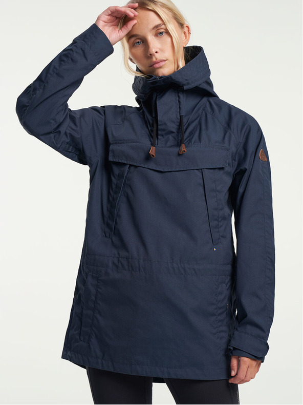 Tenson unisex lifestylová anoraková bunda TENSON Mountain Anorak 55 tmavo modrá