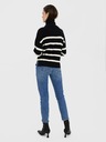Vero Moda Krémovo-čierny pruhovaný sveter VERO MODA Saba