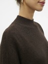 Vero Moda Hnedý dámsky sveter Vero Moda Plaza