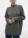 Vero Moda Šedý dámsky sveter Vero Moda Plaza
