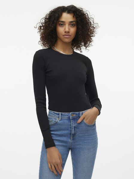 Vero Moda Čierne dámske tričko Vero Moda Chloe