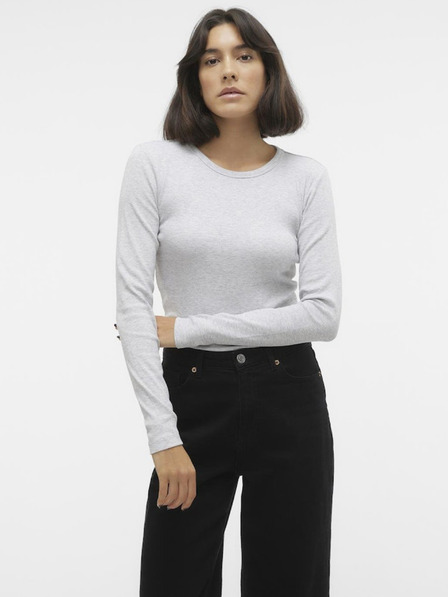 Vero Moda Svetlošedé dámske tričko Vero Moda Chloe