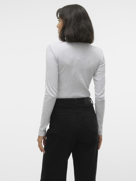 Vero Moda Svetlošedé dámske tričko Vero Moda Chloe