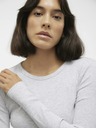 Vero Moda Svetlošedé dámske tričko Vero Moda Chloe