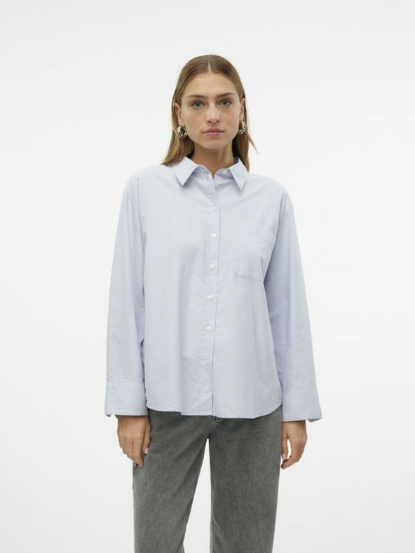 Vero Moda Svetlomodrá dámska košeľa Vero Moda Ida