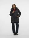 Vero Moda Čierny dámsky prešívaný kabát Vero Moda Gretakylie