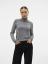 Vero Moda Šedý dámsky rolák Vero Moda Iris