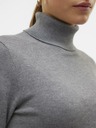 Vero Moda Šedý dámsky rolák Vero Moda Iris