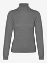 Vero Moda Šedý dámsky rolák Vero Moda Iris