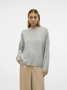 Vero Moda Svetlosivý dámsky sveter Vero Moda Boom