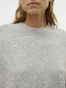 Vero Moda Svetlosivý dámsky sveter Vero Moda Boom