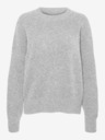 Vero Moda Svetlosivý dámsky sveter Vero Moda Boom