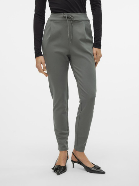 Vero Moda Zelené dámske nohavice Vero Moda Eva