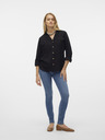 Vero Moda Čierna dámska blúzka Vero Moda Bumpy