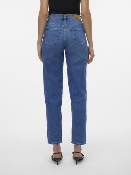 Vero Moda Modré dámske džínsy mom fit Vero Moda Tessa