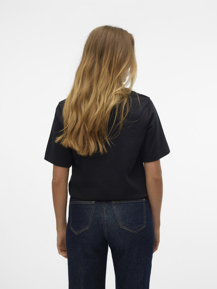 Vero Moda Čierne dámske tričko Vero Moda Demi