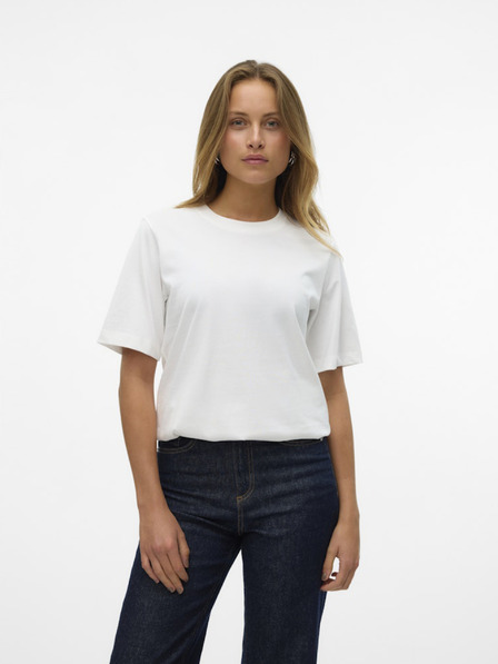 Vero Moda Biele dámske tričko Vero Moda Demi