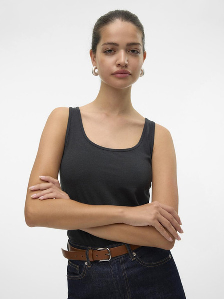 Vero Moda Tmavošedé dámske tielko Vero Moda Lulu