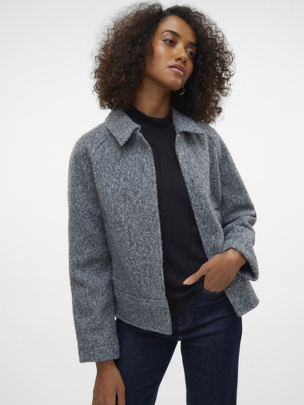 Vero Moda Šedá dámska bunda Vero Moda Lara