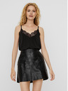 Vero Moda Čierny top s čipkou VERO MODA Ana
