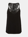Vero Moda Čierny top s čipkou VERO MODA Ana