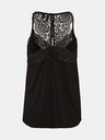 Vero Moda Čierny top s čipkou VERO MODA Ana